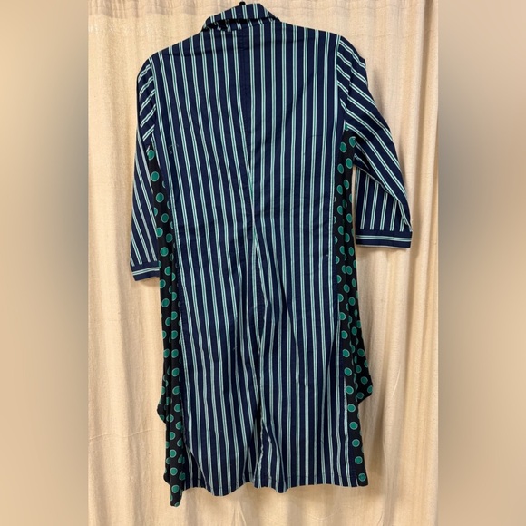 Striped and Polka Dot Tunic Dress - Alembika - Picture 6 of 6